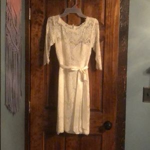 White lace Xsape Dress